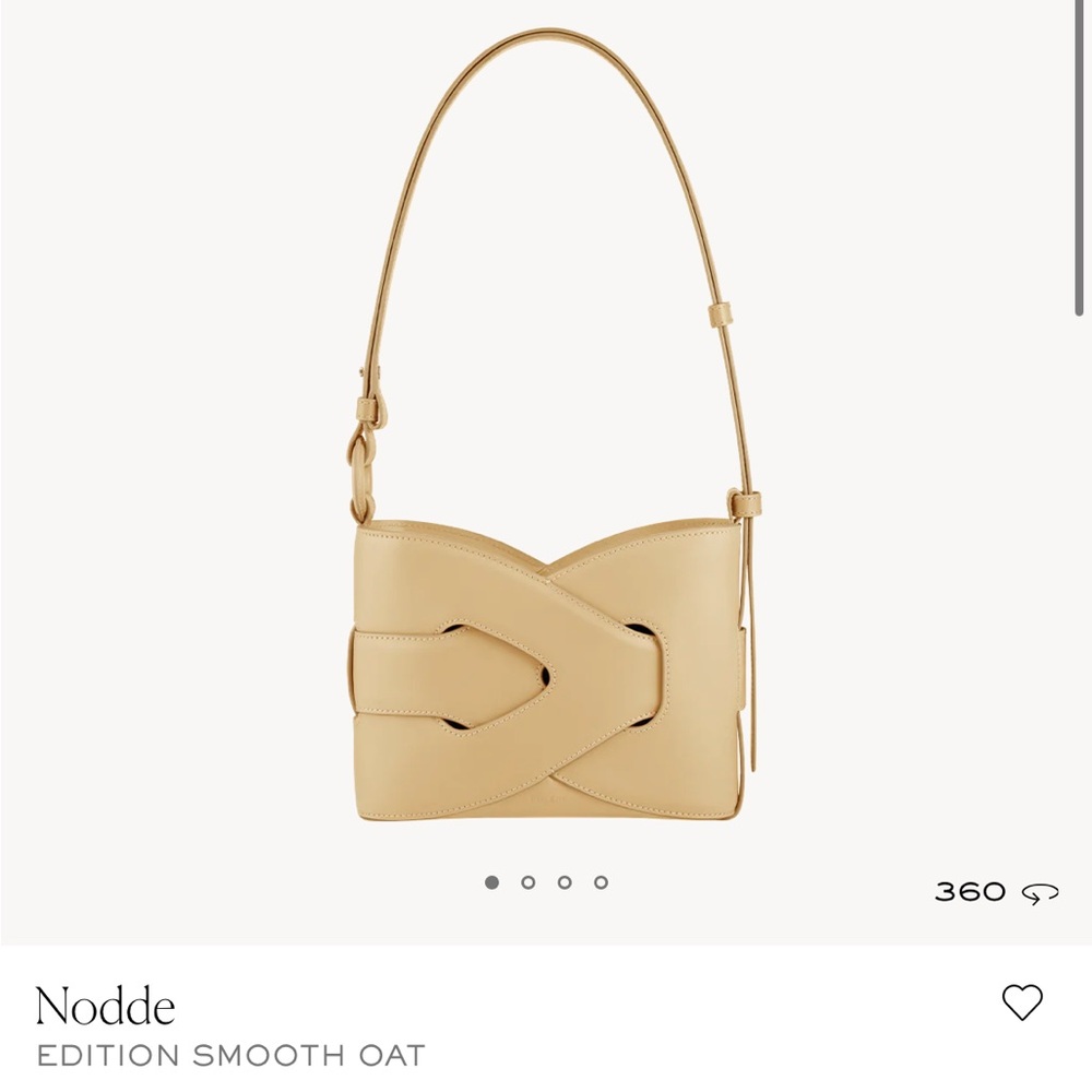 Polene Nodde Edition Smooth Oat Handbag